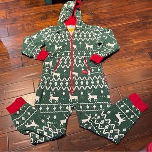 Tipsy Elves  Reindeer hooded jumpsuit L